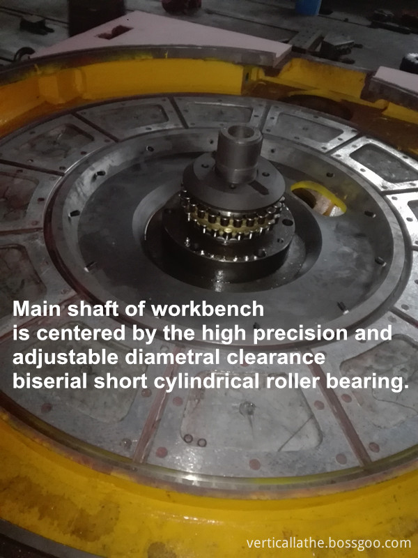 Vertical lathe components