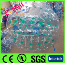 inflatable human soccer bubble/loopy ball