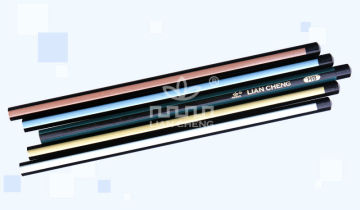 Wooden Metallic Strip Pencil with Black Dipping