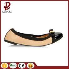 real genuine leather flat soft women's shoes