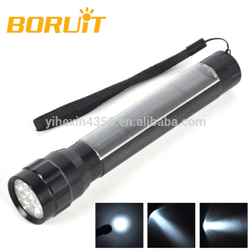 Aluminum Alloy 7-LED Solar flashlights