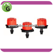 irrigation emitter, adjustable emitter, dripper, red dripper