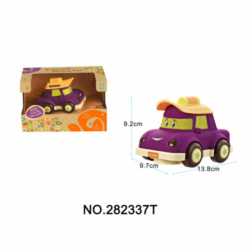 Cartoon Bus W/Light & Music Baby Toy