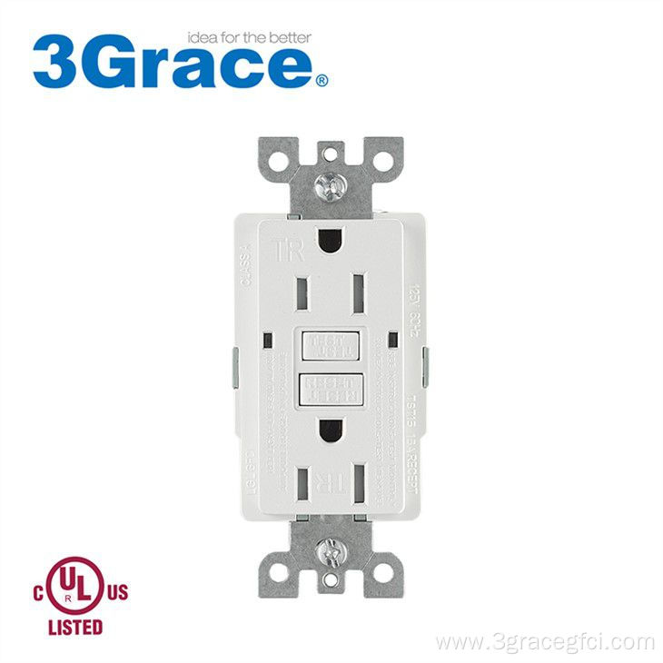 GFCI Receptacle Outlet With Tamper Resistant