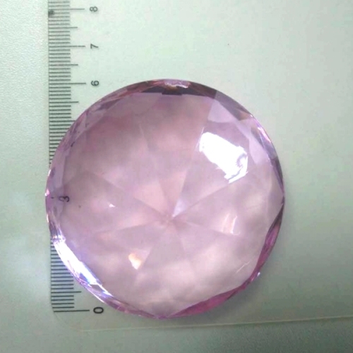 ウェディングセンターピース大ピンクのアクリルダイヤモンド
