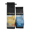 250g food Grade Biodegradable Flat Bottom Coffee Bean Bags