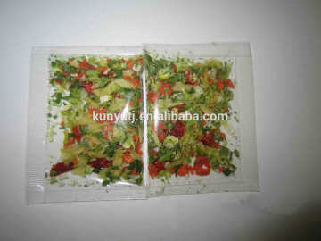 Dried vegetable sachet