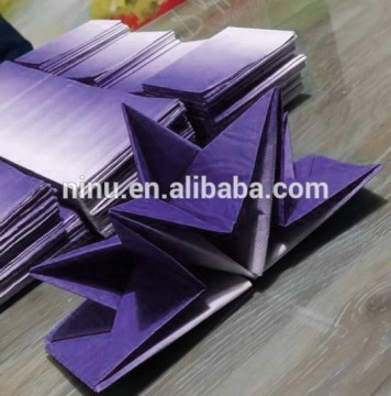 Printing Folded Paper Napkin Folded Origami napkins 40x60cm