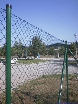 chain wire/ chain link fence FACTORY/ PVC coated and galvanized