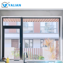 Aluminum Alloy Double Tempered Glass Casement Window