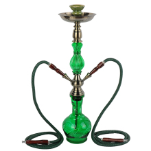 Multicolor water pipe smoke set  metal shisha glass hookah
