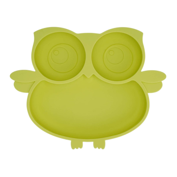 100% Food Grade Owl Silicone Huction Plat