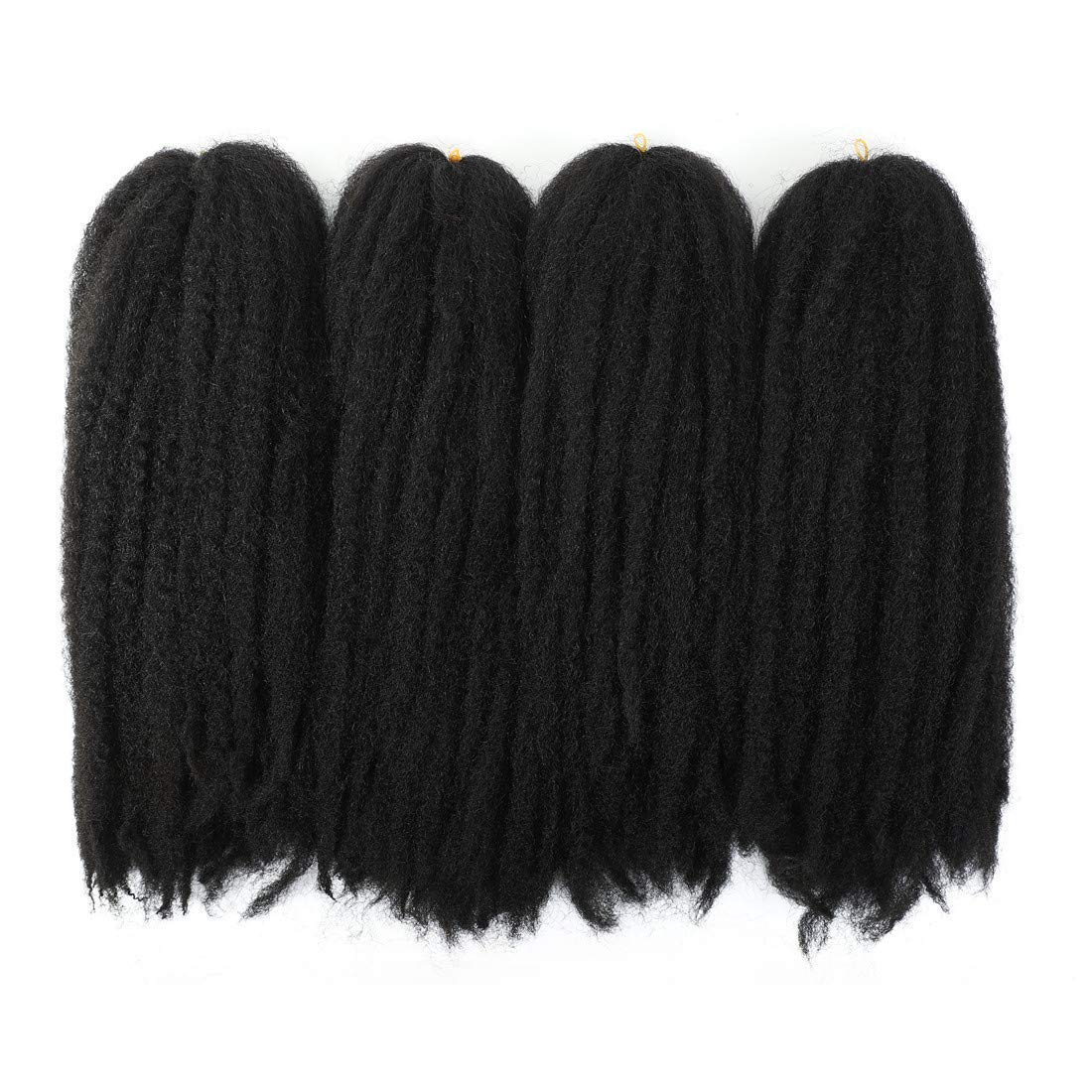 Marley Twist Crochet Hair Extensions Kinky Curly African Twist Braiding Hair Marley Crochet Locs Long And Soft For Man And Woman