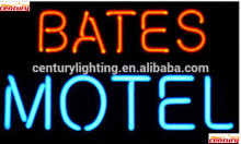 bates motel neon sign