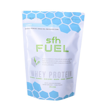 Whey Protein Powder Pack in Stand Up Bags
