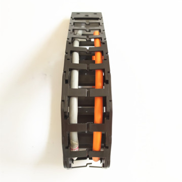 Easy to operation Cable drag chain to open the nylon plastic drag chain black energy chain for furniture