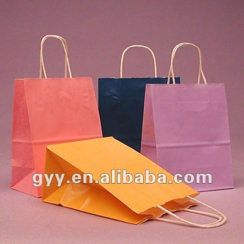 Gloss Colored Shopping Bags