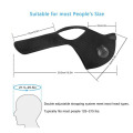 I-Reusable Cycling Running Riding Carbon Sport Mask