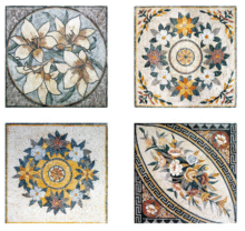 Stone Mosaic Painting, Mosaic Draws (PT-1C)