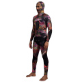 Zeezint twee stukken neopreen camo spearfishing wetsuit