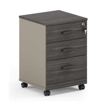 Small Size Storage 3 Drawers Locks File Cabinet