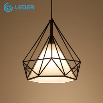 LEDER Clear Metal Pendulum Lamp