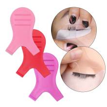 Disposable Glue Plastic Multifunction False Eyelash Stick Lift Eye Extension Y Shape Lash Comb Perm