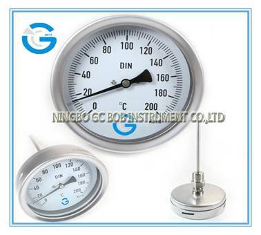 High quality stainless steel high temperature gauge