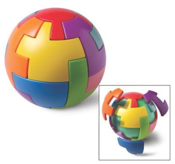 Magic 16 3D Magnetic Puzzle Ball Magnet Globe Puzzlers Brain Teaser