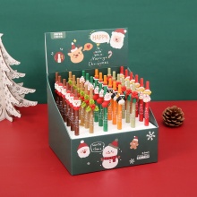 Christmas Plastic Cheap Ball Pen for Promotion Gift and School