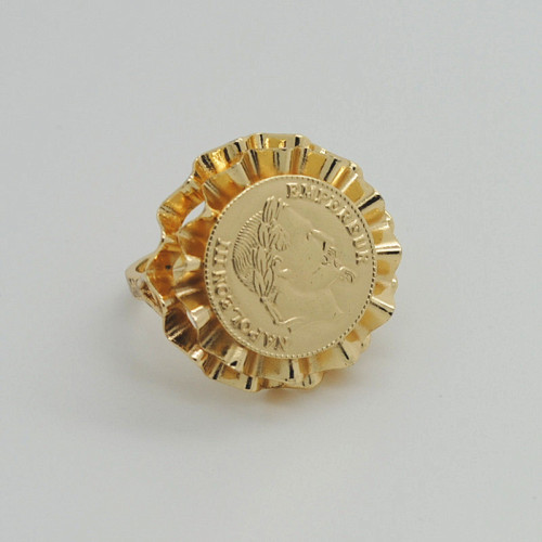 18k Gold Plated Rings, Human Head Fashion Jewelry (R130001)