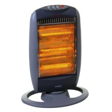Ningbo Cixi Factory 1200W Electric Indoor Halogen Heater with 3 400W Halogen Tubes