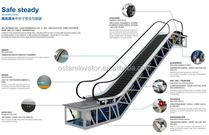 Public Escalator with VVVF Controller