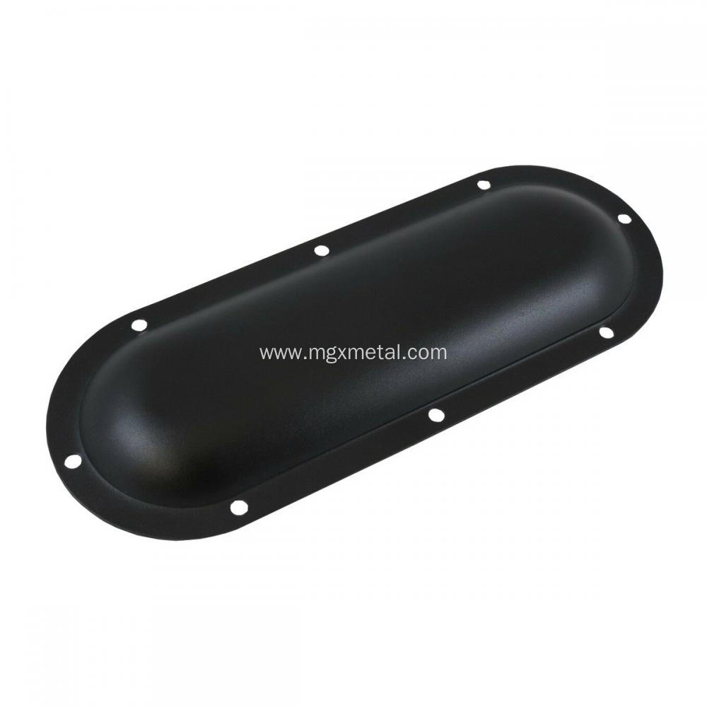 Powder Coated Black Metal Master Cylinder Cover Plate