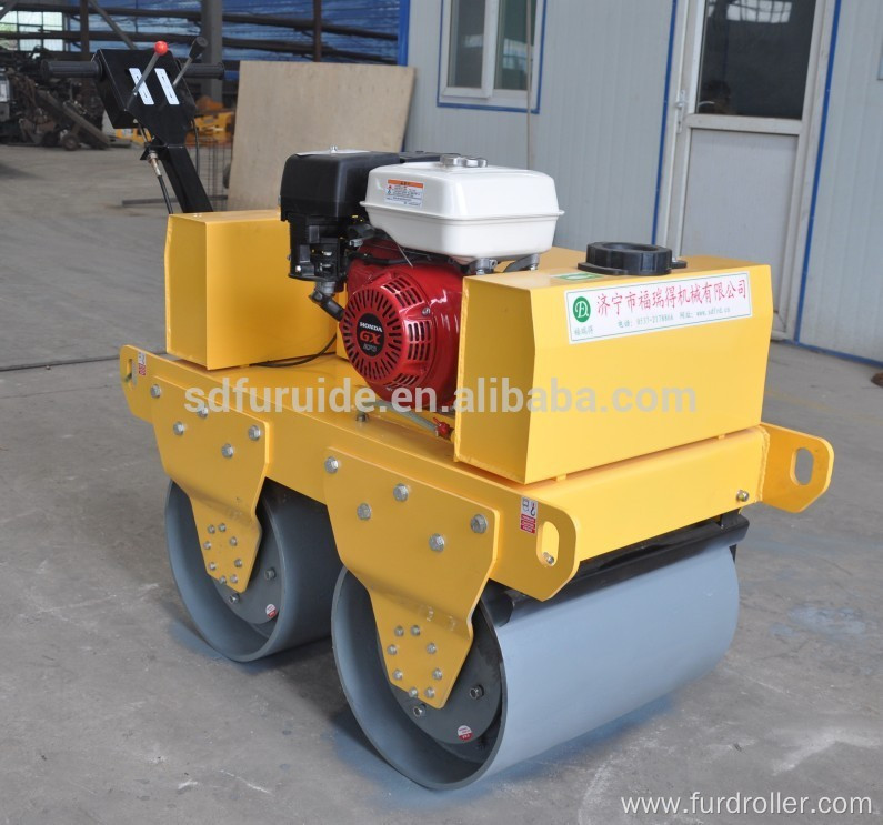 Double drum hand vibrating roller compactor for asphalt compaction (FYL-S600)