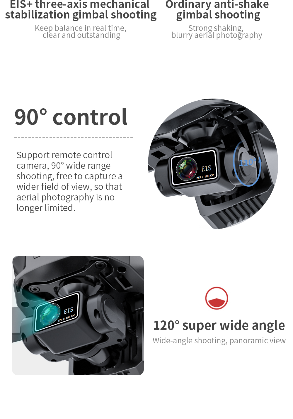 KF101 4K GPS Drone With Camera 3 Axis Gimbal Brushless FPV Quadcopter 5G Wifi 1.2km 25mins Remote Flight RC Helicopter Dron