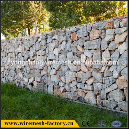 lowest price heavy galvanized welded gabion box for decoration