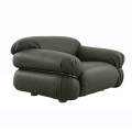 Modern Tacchini Sesann Leather Armchair
