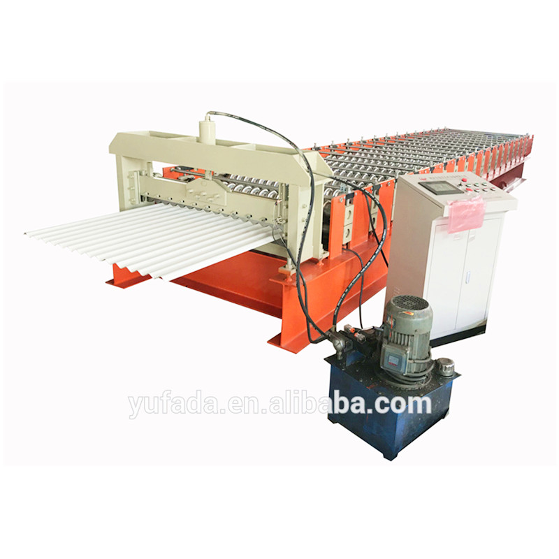 Curved bending sheet roll forming machine