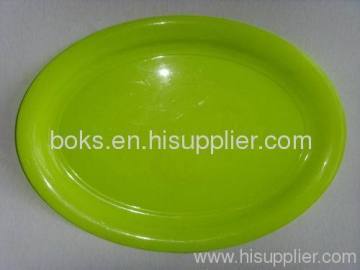 Custom Plastic Oval Fruit Plates 