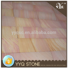 Rainbow red sandstone wall cladding decorative wall tile