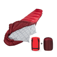 Hot Selling Goose Down Sleeping Bag Blanket for Winter Camping