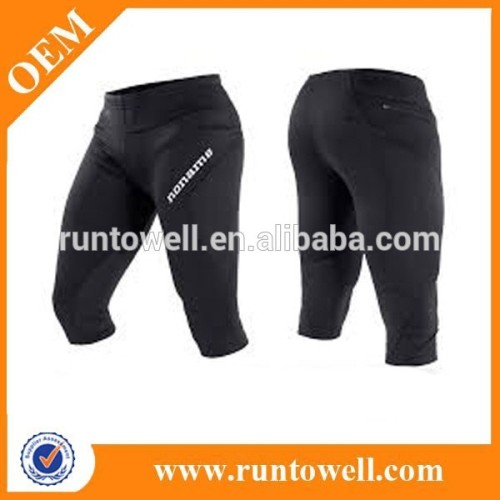 Running pants compression capri Custom design Running Tights