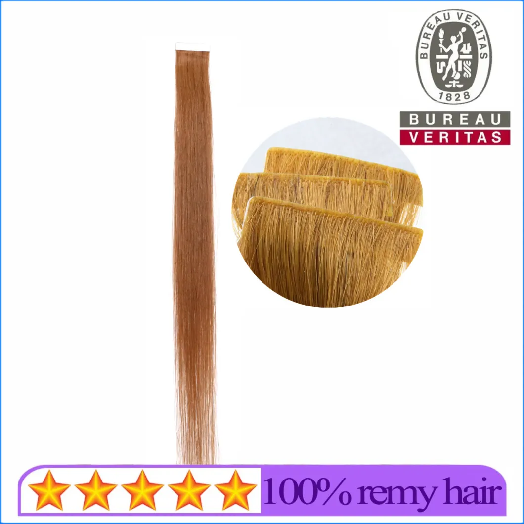 New Style Human Hair Virgin Hair Product 8''~30'' Wholesale Vendor Hand-Made Inserted Tape Hair Extensions