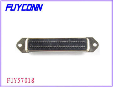 Receptacle Champ Female 14 Pin Centronics Connector , Pcb Straight Angle