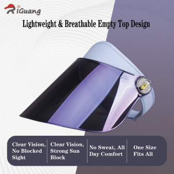 Lightweight Open-Top Sun Visor with Great Airflow