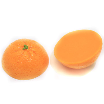 Artificial Cute Mini Orange Shaped Resin Cabochon Flatback Beads Charms Fridge Decor Items Phone Shell DIY Spacer