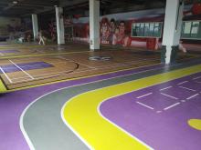 PVC sports flooring colorful vinyl flooring