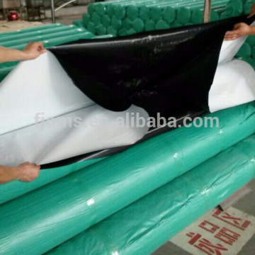 Black white polyethylene sheeting panda film