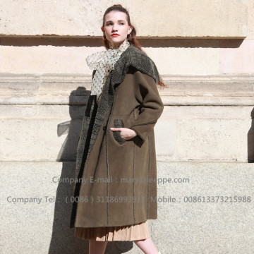 Winter Ladies Reversible Merino Shearling Overcoat